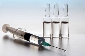 Injektionen von Prostatitis