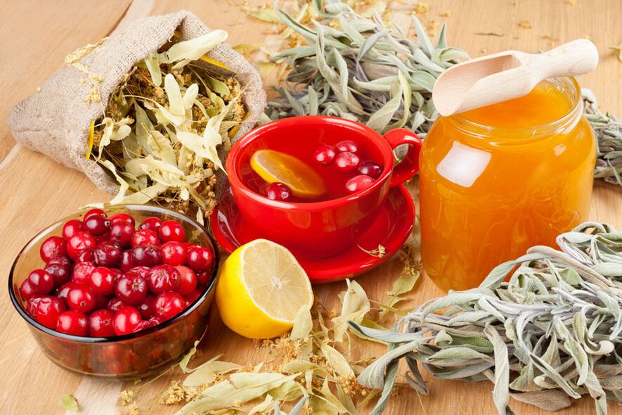 Preiselbeeren und Honig gegen Prostatitis