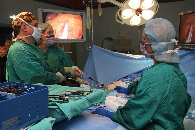 Operation für Prostatitis
